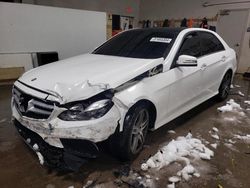 Mercedes-Benz salvage cars for sale: 2014 Mercedes-Benz E 350 4matic