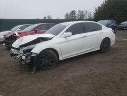 Salvage cars for sale from Copart Finksburg, MD: 2017 Honda Accord EXL