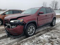 Salvage cars for sale at Columbia Station, OH auction: 2019 Jeep Cherokee Latitude Plus