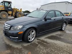 Salvage cars for sale from Copart Sacramento, CA: 2013 Mercedes-Benz C 300 4matic