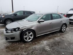 Salvage cars for sale from Copart Woodhaven, MI: 2012 Volkswagen Passat SE