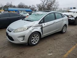 Salvage cars for sale at Wichita, KS auction: 2012 Ford Fiesta SE