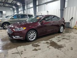 Salvage cars for sale from Copart Ham Lake, MN: 2017 Ford Fusion SE