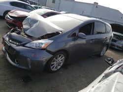 Toyota salvage cars for sale: 2012 Toyota Prius V