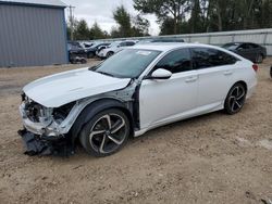Salvage cars for sale from Copart Midway, FL: 2018 Honda Accord Sport