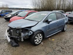 Salvage cars for sale from Copart Arlington, WA: 2020 Toyota Corolla LE