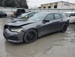 Acura tlx salvage cars for sale: 2021 Acura TLX Tech A