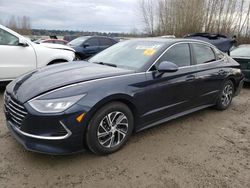 Salvage cars for sale from Copart Arlington, WA: 2021 Hyundai Sonata Hybrid