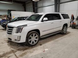 Salvage cars for sale from Copart Greenwood, NE: 2017 Cadillac Escalade ESV Luxury