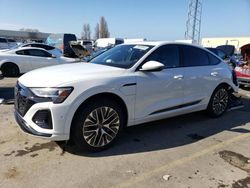 Salvage cars for sale from Copart Vallejo, CA: 2024 Audi Q8 E-TRON Sportback Premium Plus