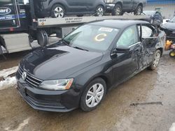Salvage cars for sale at Mcfarland, WI auction: 2017 Volkswagen Jetta S