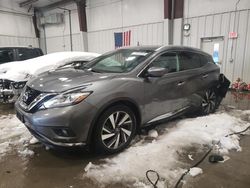 Salvage cars for sale at Franklin, WI auction: 2017 Nissan Murano S