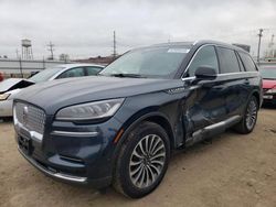 Salvage cars for sale from Copart Chicago Heights, IL: 2023 Lincoln Aviator Reserve