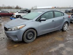 Salvage cars for sale at Columbia Station, OH auction: 2017 KIA Forte LX
