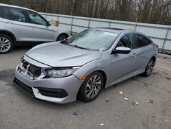 Salvage cars for sale from Copart Glassboro, NJ: 2018 Honda Civic EX