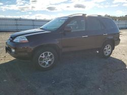 Salvage cars for sale at Fredericksburg, VA auction: 2001 Acura MDX Touring