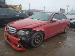 Salvage cars for sale at Dyer, IN auction: 2009 Mercedes-Benz C300