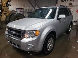 Ford salvage cars for sale: 2012 Ford Escape Limited