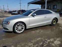 Salvage cars for sale from Copart Los Angeles, CA: 2013 Audi A5 Premium Plus