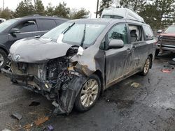 Salvage cars for sale at Denver, CO auction: 2011 Toyota Sienna XLE