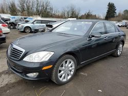 Salvage cars for sale from Copart Portland, OR: 2007 Mercedes-Benz S 550 4matic
