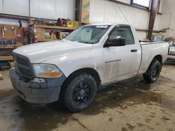 Salvage cars for sale at Nisku, AB auction: 2012 Dodge RAM 1500 ST