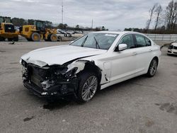 Salvage cars for sale from Copart Dunn, NC: 2018 BMW 530E