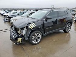 Jeep salvage cars for sale: 2019 Jeep Compass Limited