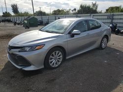 Salvage cars for sale from Copart Miami, FL: 2020 Toyota Camry LE