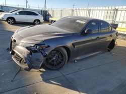 Alfa Romeo salvage cars for sale: 2021 Alfa Romeo Giulia Quadrifoglio