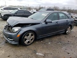 Salvage cars for sale from Copart Louisville, KY: 2011 Mercedes-Benz C 300 4matic