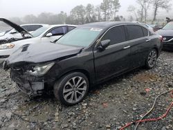 Salvage cars for sale at Byron, GA auction: 2014 Honda Accord Sport