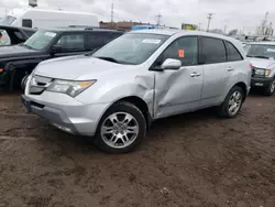 Salvage cars for sale at Chicago Heights, IL auction: 2007 Acura MDX