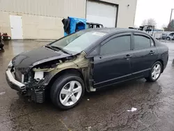 Salvage cars for sale at Woodburn, OR auction: 2008 Honda Civic EX