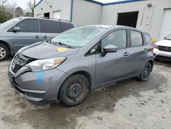 Salvage cars for sale from Copart Savannah, GA: 2017 Nissan Versa Note S