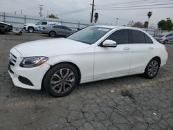 Salvage cars for sale at Colton, CA auction: 2018 Mercedes-Benz C300