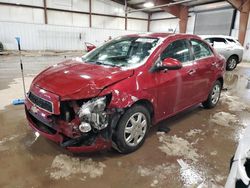 Salvage cars for sale at Lansing, MI auction: 2014 Chevrolet Sonic LT