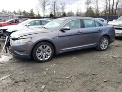 Salvage cars for sale at Waldorf, MD auction: 2011 Ford Taurus Limited