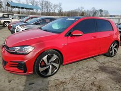 Salvage cars for sale at Spartanburg, SC auction: 2019 Volkswagen GTI S