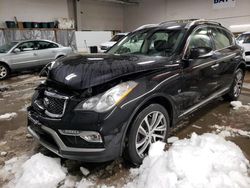 Salvage cars for sale at Elgin, IL auction: 2017 Infiniti QX50