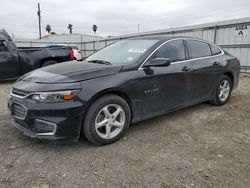 Salvage cars for sale from Copart Mercedes, TX: 2017 Chevrolet Malibu LS