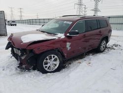 Jeep salvage cars for sale: 2021 Jeep Grand Cherokee L Limited