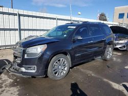 Salvage cars for sale at Littleton, CO auction: 2015 GMC Acadia Denali