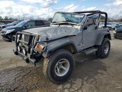 Salvage cars for sale from Copart Florence, MS: 2000 Jeep Wrangler / TJ Sport