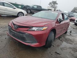 Salvage cars for sale at Woodhaven, MI auction: 2020 Toyota Camry LE