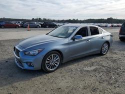 Infiniti Q50 Luxe Vehiculos salvage en venta: 2018 Infiniti Q50 Luxe