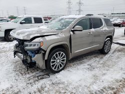 GMC salvage cars for sale: 2022 GMC Acadia Denali