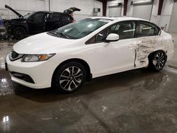 Honda salvage cars for sale: 2013 Honda Civic EX