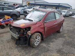 Salvage cars for sale at Mcfarland, WI auction: 2019 Nissan Versa S