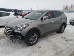 Salvage cars for sale at Greenwood, NE auction: 2017 Hyundai Santa FE Sport